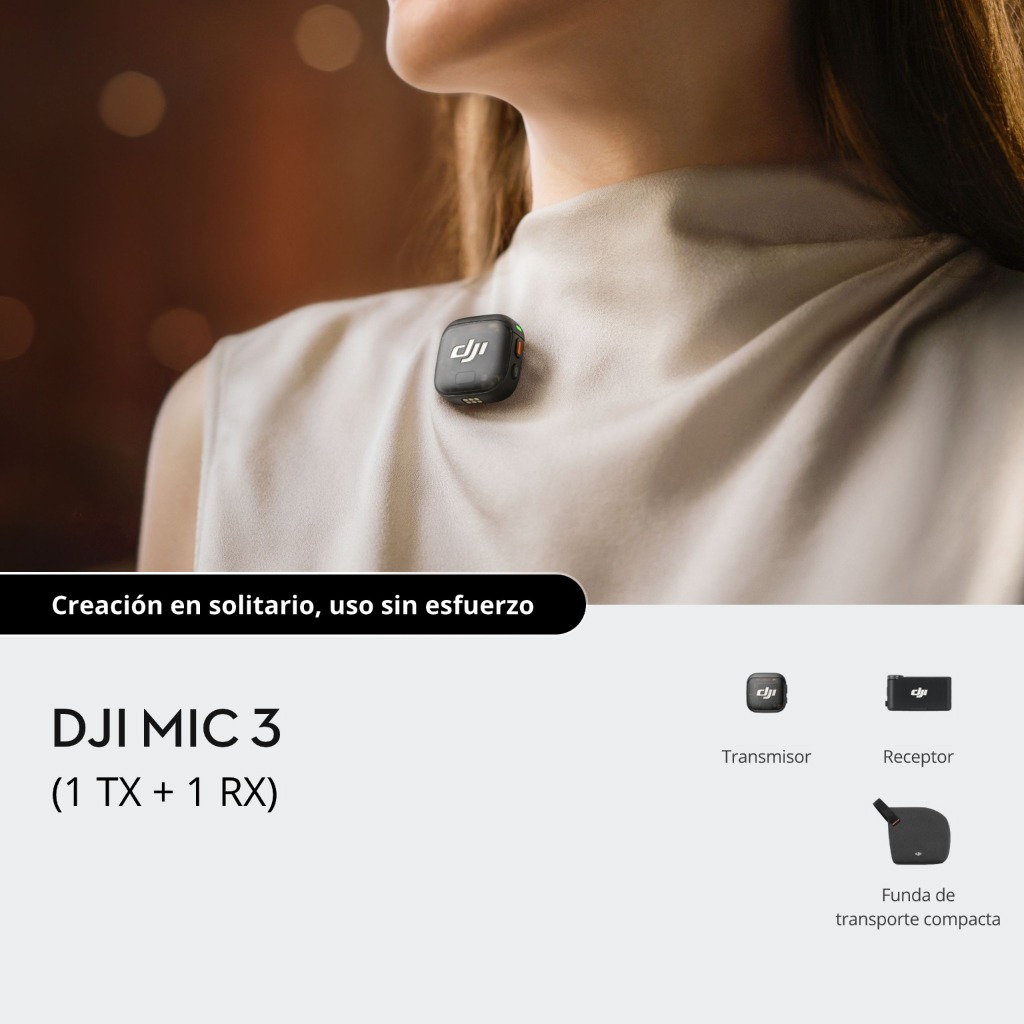 DJI Mic 3 1TX + 1RX - DJI
