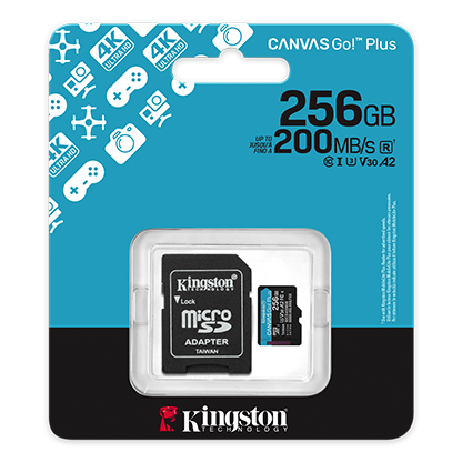 Memoria Kingston microSDXC 256GB 4ta Gen - DJI