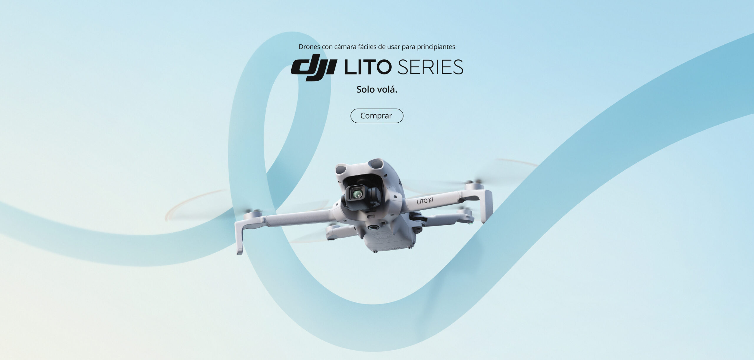 Drones con cámaras fáciles de usar para principiantes. DJI Lito Series. Solo Volá. Comprar