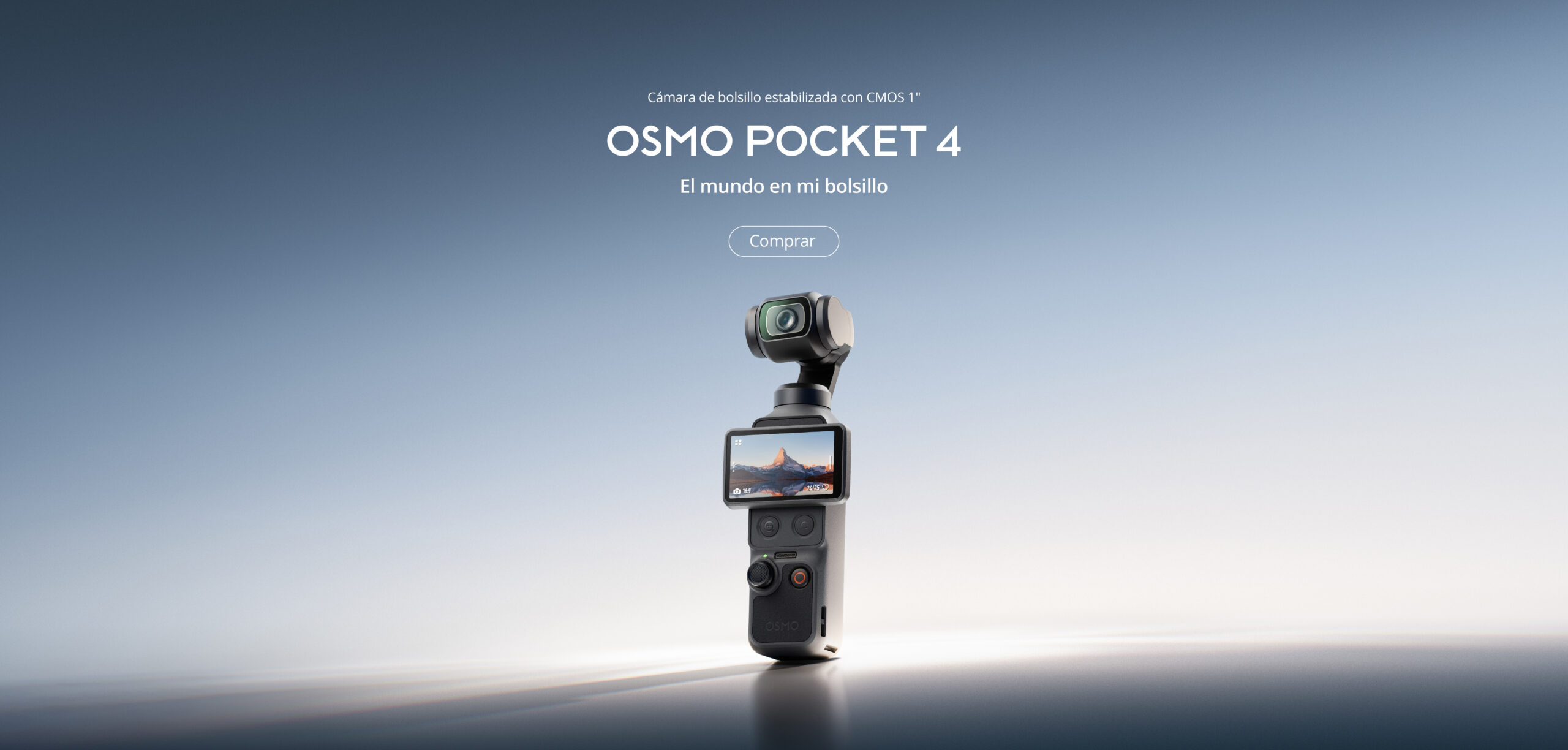 Cámara de bolsillo estabilizada con CMOS1". OSMO POCKET 4. El mundo en mi bolsillo. Preventa